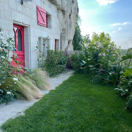 Gite Des Perreyeurs - Maison Troglodyte Avec Vue Sur Loire Монсоро Екстер'єр фото